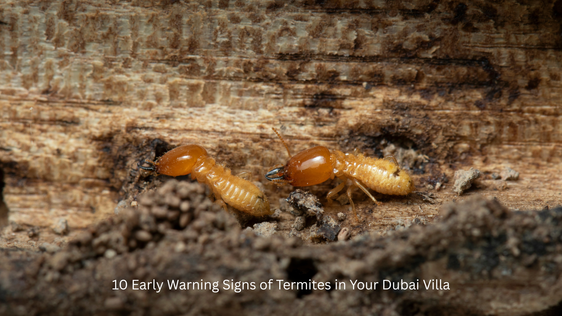 10 Early Warning Signs of Termites in Your Dubai Villa